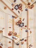 Ely Cattleman Men's Long Sleeve Wallpaper Floral Print Western Snap Shirt   2027134-EC