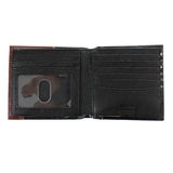Nocona Men's Basketweave Floral Embossed Brown Bifold Wallet    N500046902
