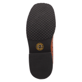 Dan Post Kids Ostrich Print Western Square Toe Boots - Cognac          DPC4008 / DPC5008