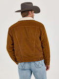 Wrangler Men's Cowboy Cut Sherpa Lined Corduroy Jacket - Monks Robe   112367603