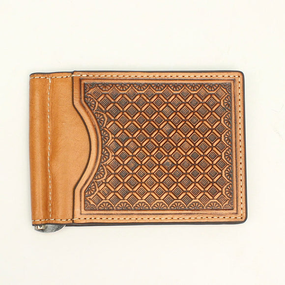 M&F Nocona Men's Diamond Weave Money Clip Wallet    N5412748