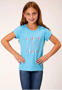 Roper Girls Arrow Tee        03-009-0513-4054