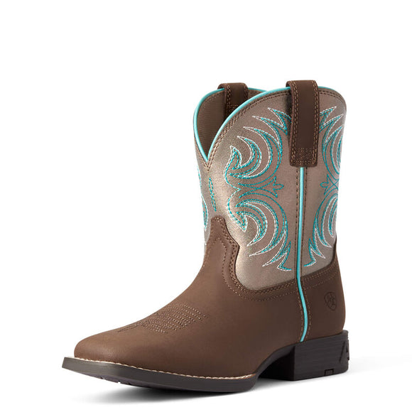 Ariat Kids Storm Square Toe Western Boot     10038443