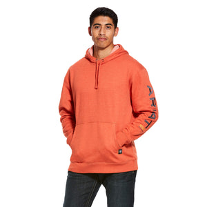 Ariat Mens Rebar Graphic Hoodie - Volcanic Heather   10027809