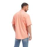 Ariat Mens VentTEK Outbound Classic Fit Short Sleeve Shirt - Peach Pink   10041123