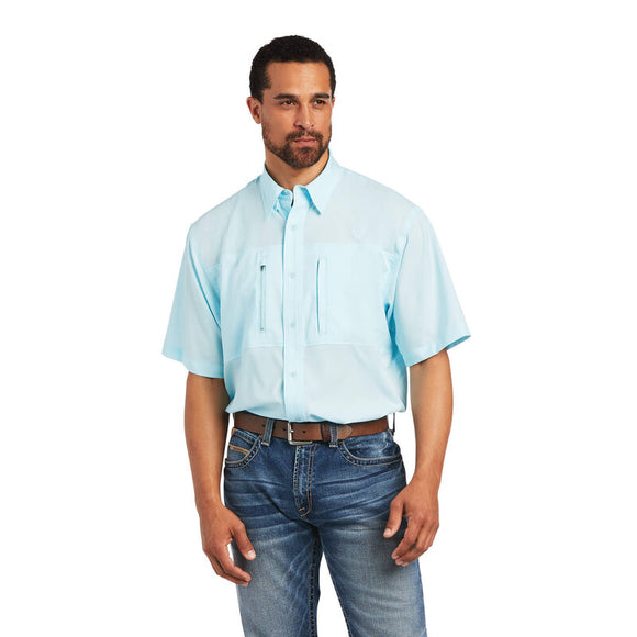 Ariat Mens VentTEK Classic Fit Short Sleeve Shirt - Day Dream   10040465