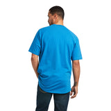 Ariat Mens Short Sleeve Cotton Strong Tee Shirt - Deep Water  10039334