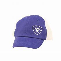 Ariat Blue and White Infant Ball Cap