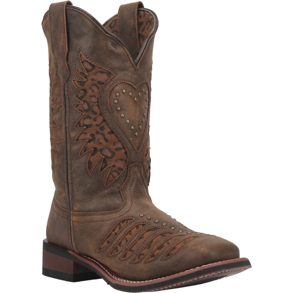 Laredo Womens EMMYLOU Square Toe Western Boots    5889