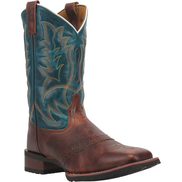 Laredo Mens Ruger Leather Square Toe Western Boots   7968