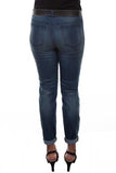 Scully Womens Blue Cotton Blend Tonal Jeans  HC340-BLU
