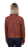 Scully Women's Leather Jacket  L1031-  Whiskey