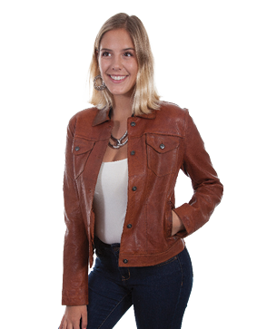Scully womens leather sales jackets