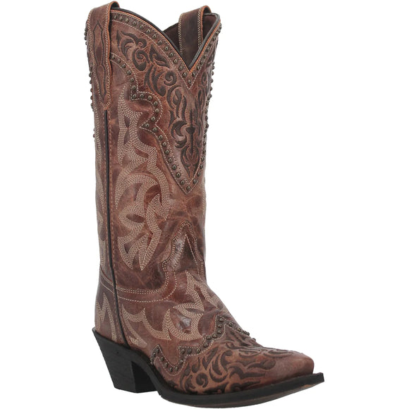 Laredo Womens Braylynn Snip Toe leather Western Boots    52410