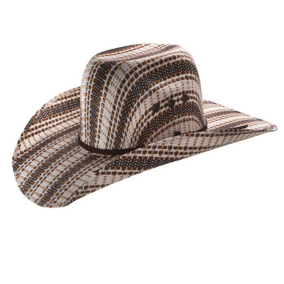 Ariat Woven Brown Straw Cowboy Hat   A73228