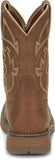 Justin Boys Rush Junior Brown Western Boots JK4330