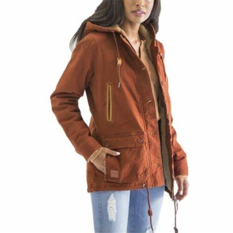 KIMES Women's AWA Anorak Jacket- Rust