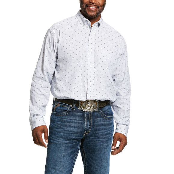 Ariat Mens Gulfport Print Stretch Classic Fit Shirt  10030594