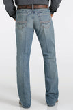 Cinch Mens Ian Mid Rise Slim Bootcut Medium Stonewash Jeans   MB54336001 IND