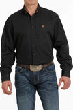 Cinch Mens Black Long Sleeve Button Down Shirt     MTW1105295 / MTW105295X