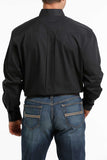 Cinch Mens Black Long Sleeve Button Down Shirt     MTW1105295 / MTW105295X