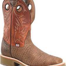Double H Men's Luis Western Ropers - Brown    DH4564