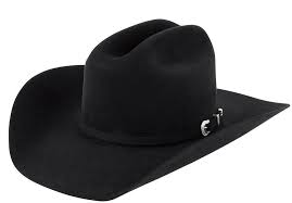 American Hat Co  Black Felt Hat     7X RC