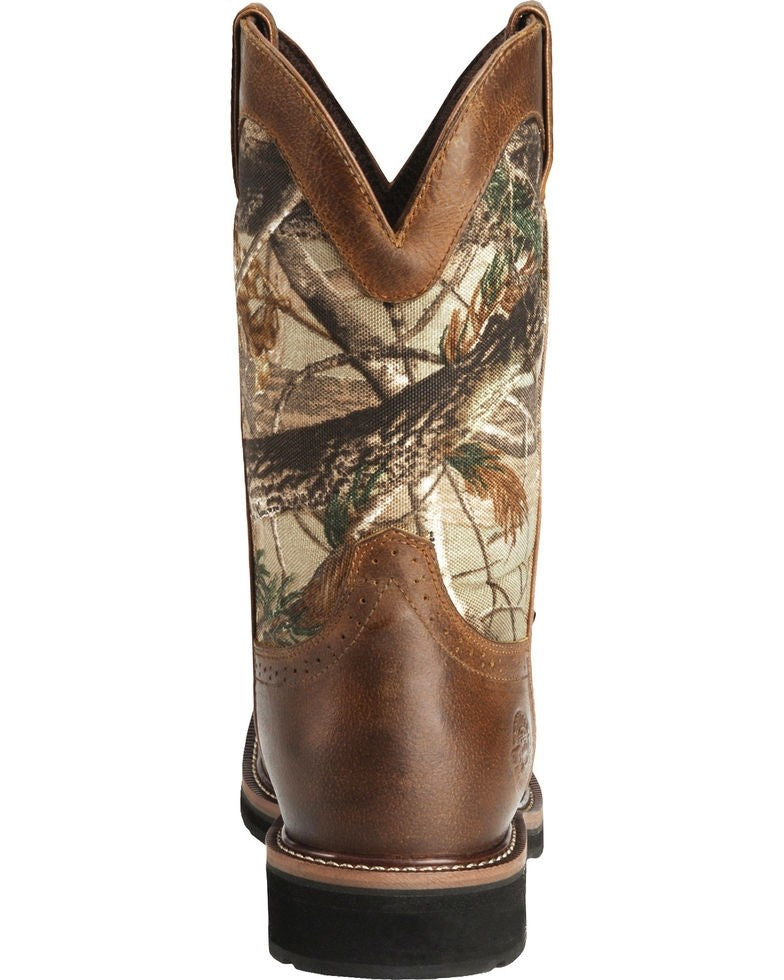 Justin camo work boots best sale