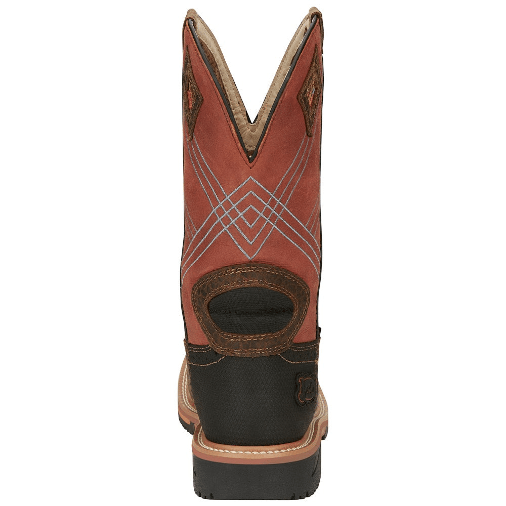 Justin men's commander x5 waterproof work boots deals