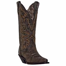 Laredo Womens Access Wide Calf Leather Boot  51079