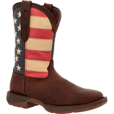Durango Mens Patriotic Pull-On Western Flag Boots    DB55554