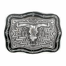 M&F Nocona Steer Skull Belt Buckle   38026