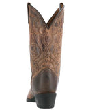 Laredo Womens Maddie Distressed Tan Leather Western Boots 51112