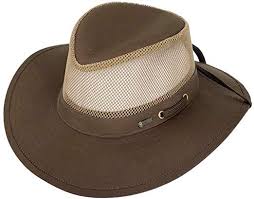 Outback Mens River Guide With Mesh II - Outdoorsman Hat  14726-DBK