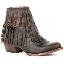 Stetson Womens Maggie 6"  Brown Ankle Western Boot    12-021-5109-1077 BR
