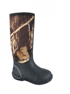 Smoky Mountain Kids 12" Amphibian Brown/Camo Rubber Boots 2735C/2735Y