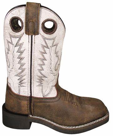 Smoky Mountain Kids Drifter Brown/White Boots       3108C/3108Y