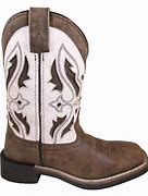 Smoky Mountain Natalie Brown Waxed Distressed/White Leather Boots  3153C/3153Y