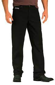 Texas Jeans USA Mens Original Fit Black Denim Jeans TXJ55-BLK