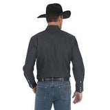Wrangler Mens Denim Advanced Comfort Long Sleeve Work Shirt MACW01D
